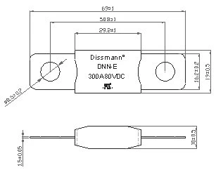 Dissmann fuse Flat plug fuse DNN-C D E fuse-2